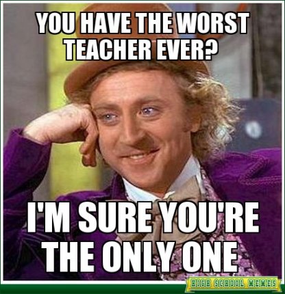 Om lærere...